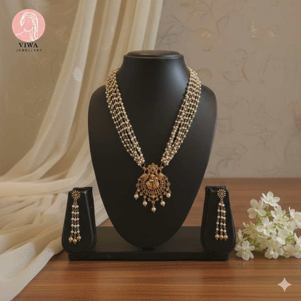 Radha Krishna necklace set — VIWA Divine collection